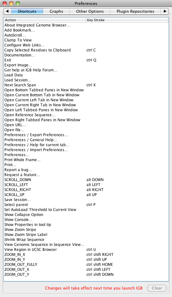 IGB User's Guide > Toolbar > shortcuts.png
