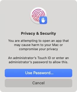 Enter password